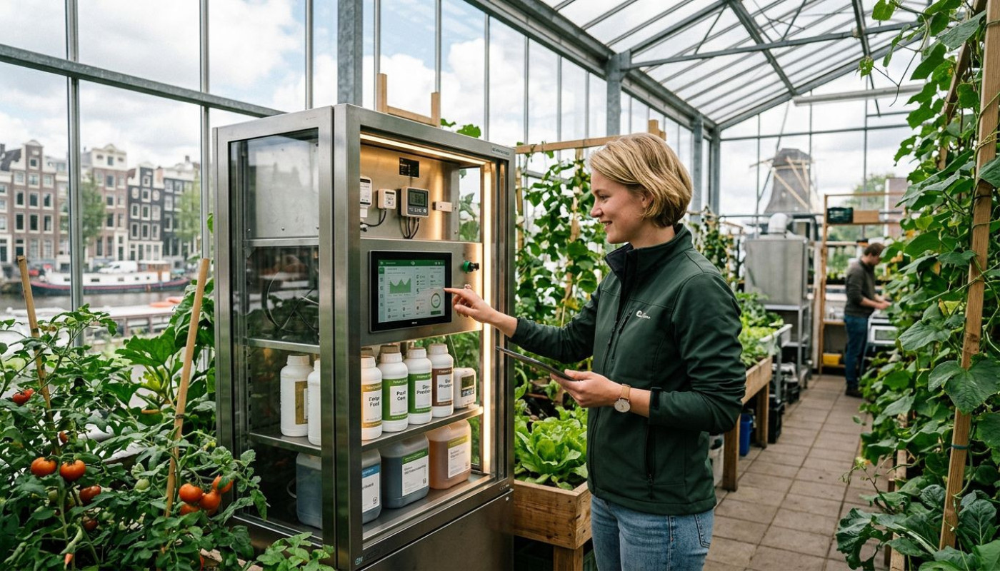 Amsterdam réinvente la sécurité des cultures avec l’armoire phytosanitaire connectée